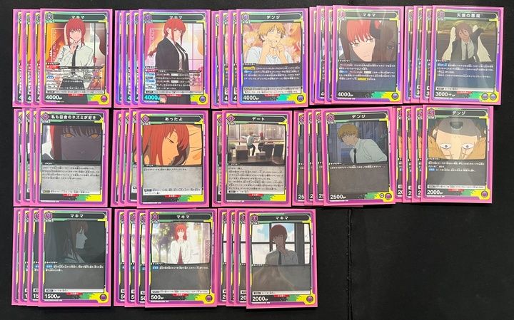 デッキ】チェンソーマン 紫 マキマ【UNIONARENA】※SRデンジ抜き