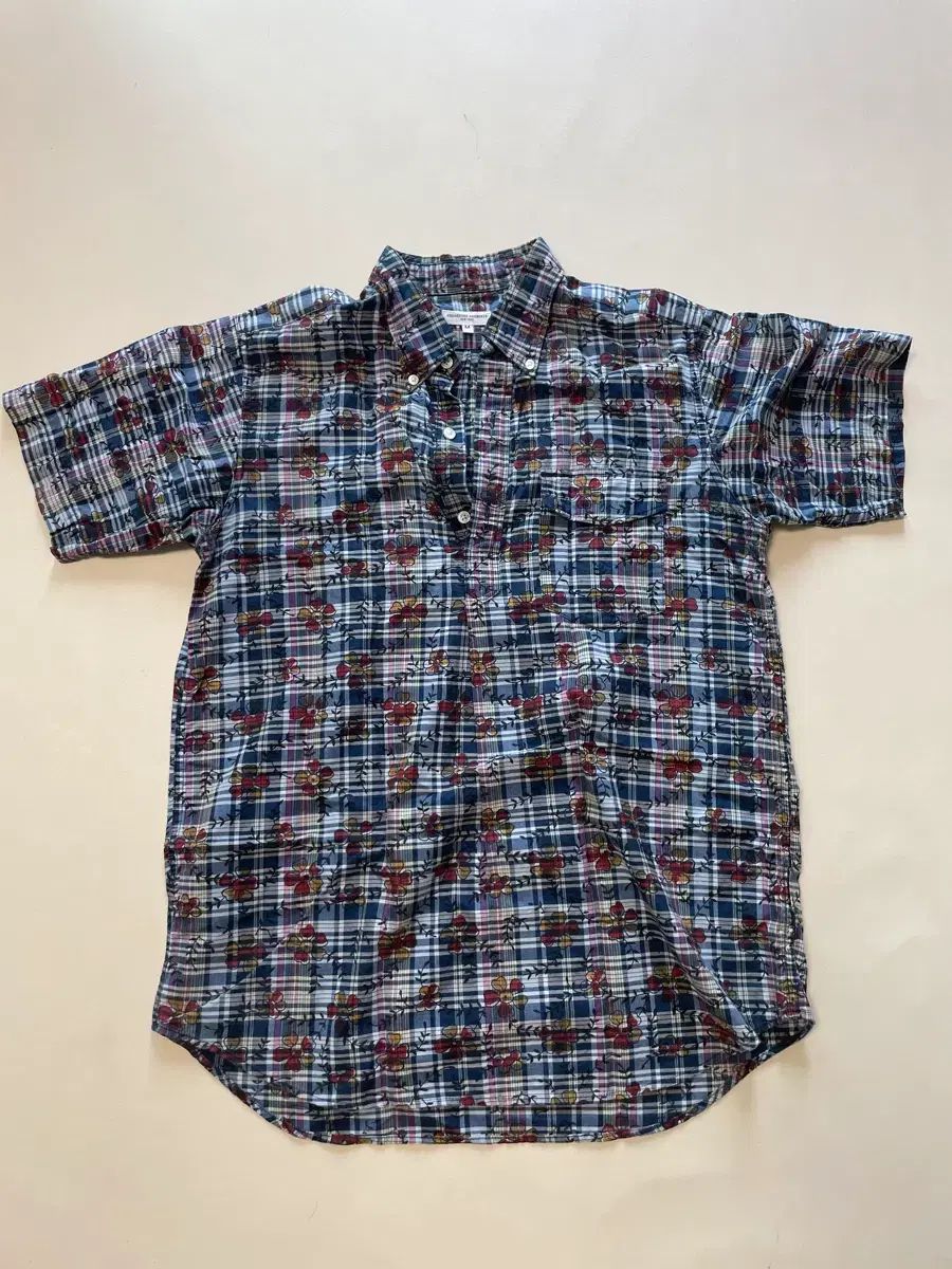 ENGINEERED GARMENTS エンジニアードガーメンツ フラワー ポップオーバー シャツ