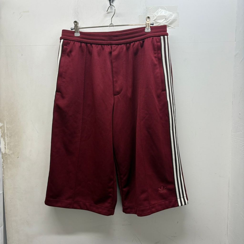 adidas × Wales Bonner アディダス × ウェールズボナー 25SS Half Track Pants ハーフトラックパンツ ボルドー size:S【中目黒B06】
