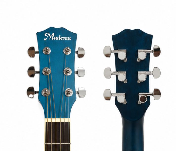 Mademu MCG40B-BL-M アコースティックギター ブルー ケース・付属品