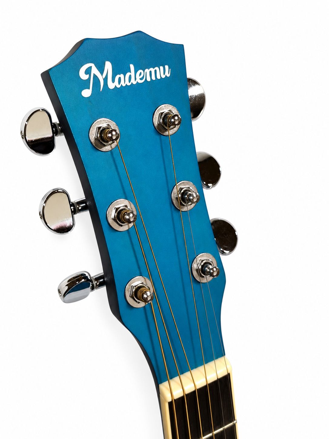 Mademu MCG40B-BL-M アコースティックギター ブルー ケース・付属品