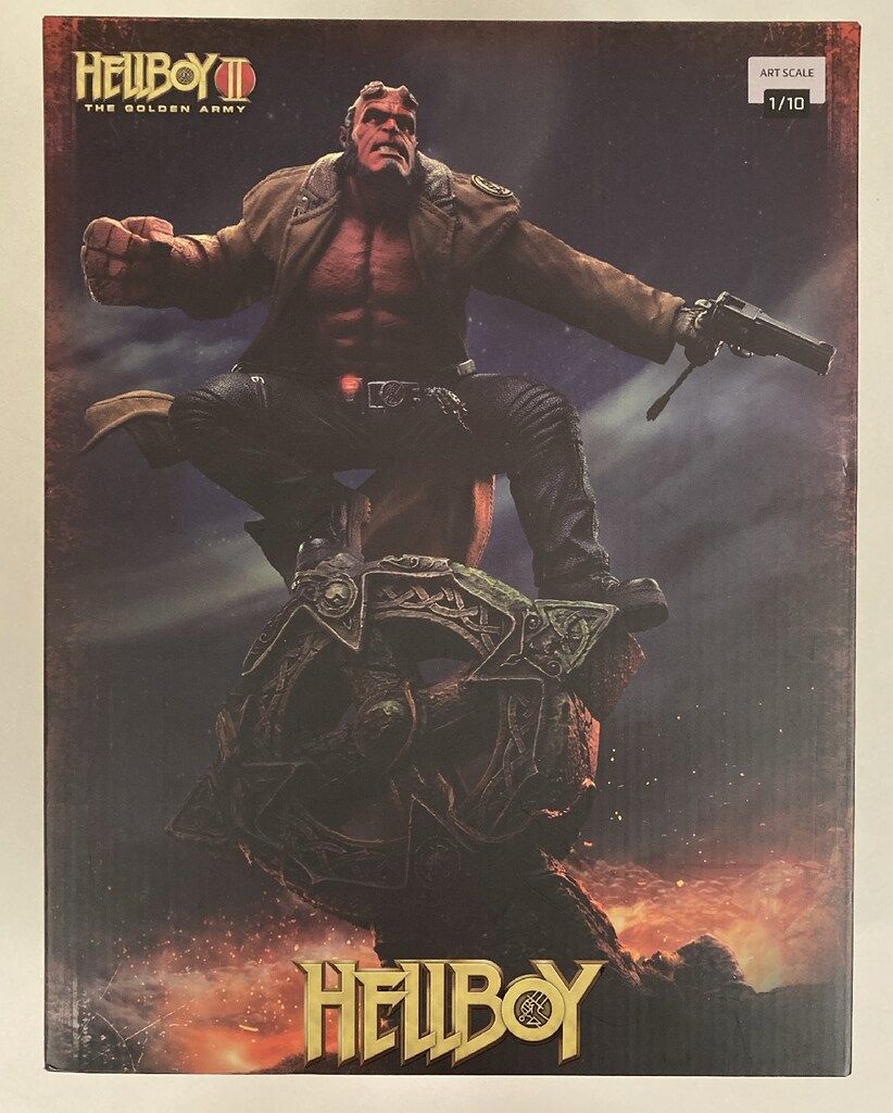 IRON STUDIO BATTLE DIORAMA SERIES ART SCALE STATUE HELL BOY 2 / THE GOLDEN ARMY HELLBOY