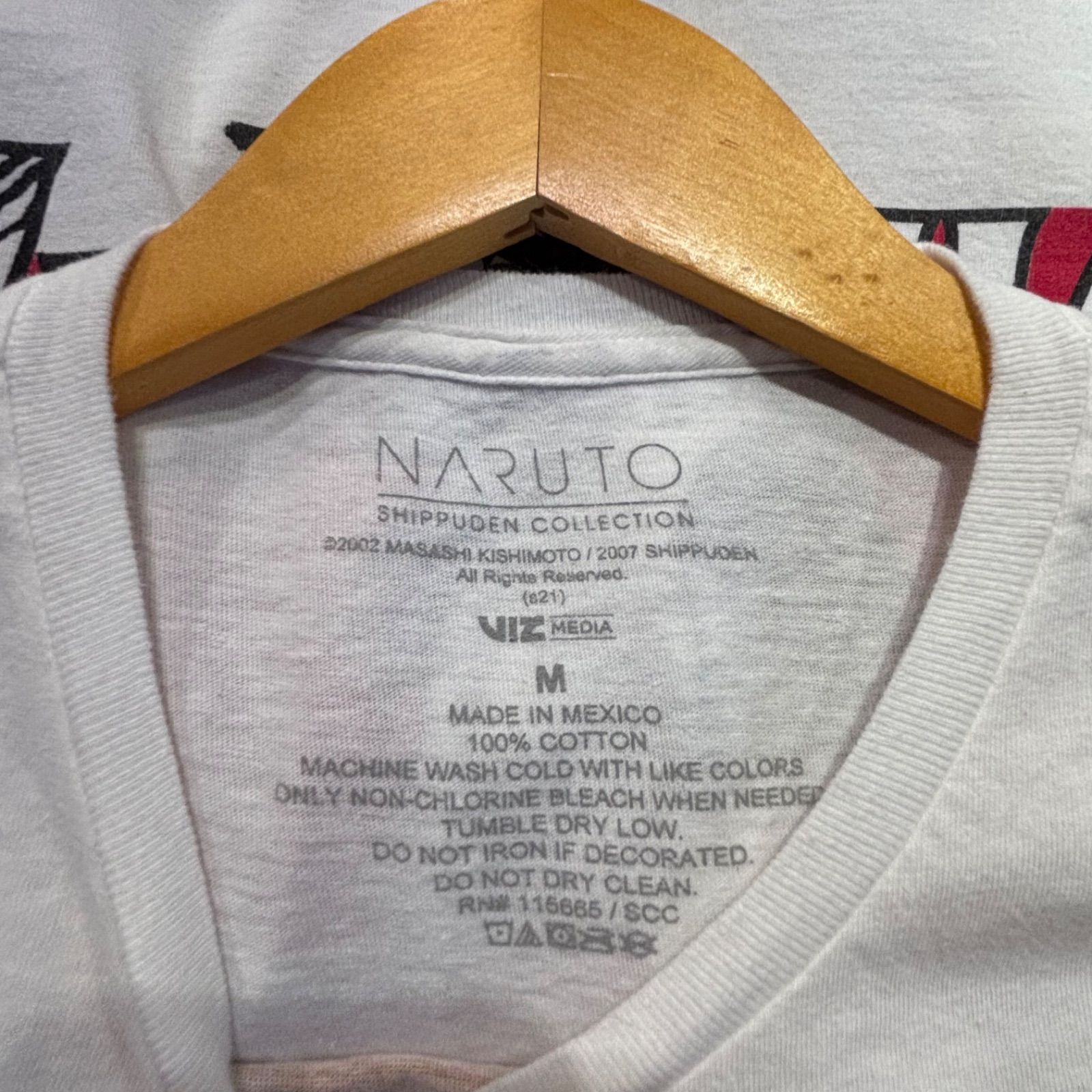 古着 半袖T 白 NARUTO M - メルカリ