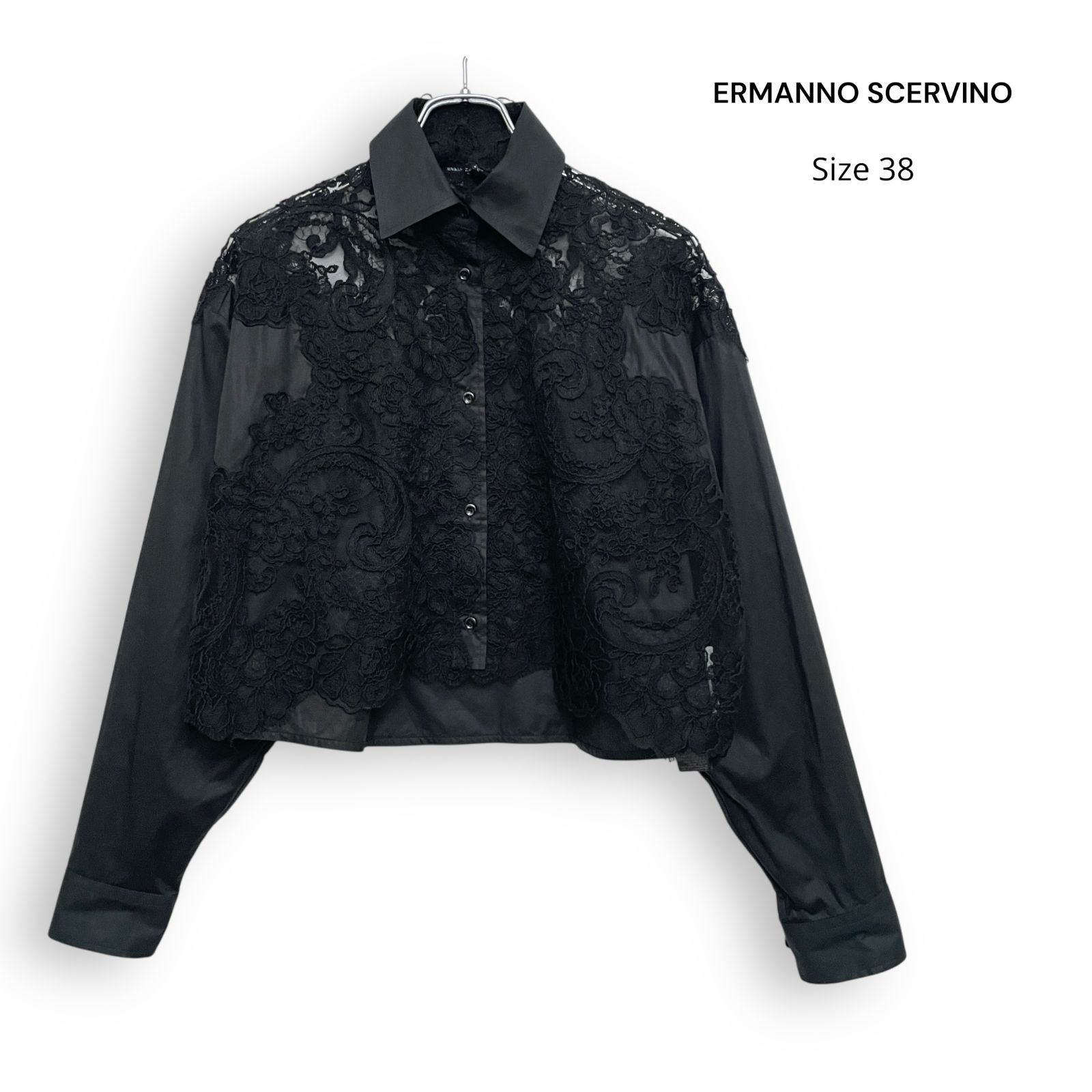 ERMANNO SCERVINO エルマンノ シェルヴィーノ レース 刺繍 長袖