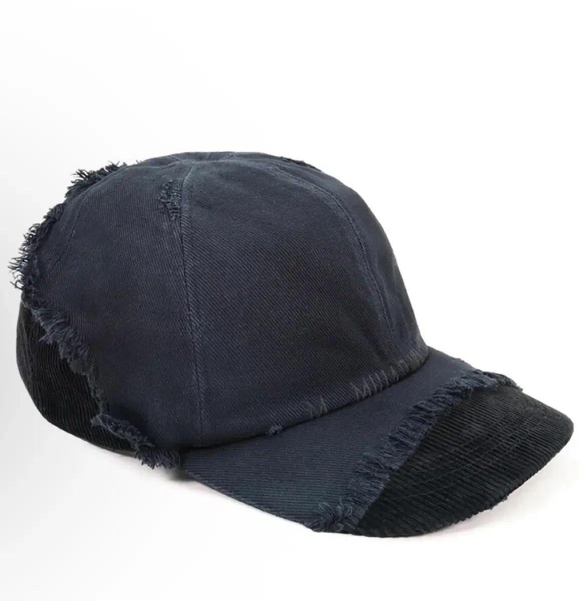 Maison MIHARA YASUHIRO メゾンミハラヤスヒロ ククラッシュディテール ベースボールキャップ ブラック