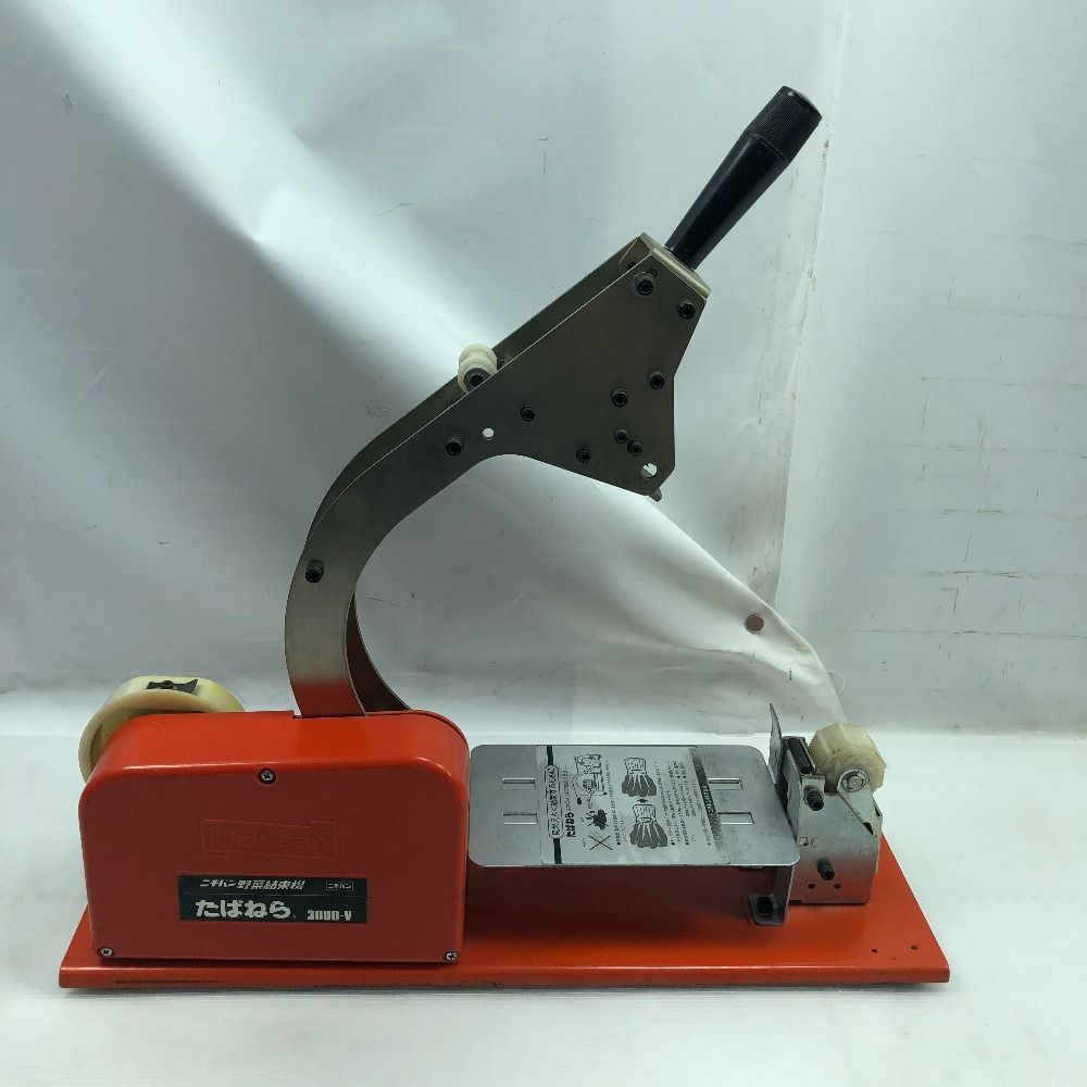 nichiban 野菜結束機 たばねら 本体のみ 3000-V レッド