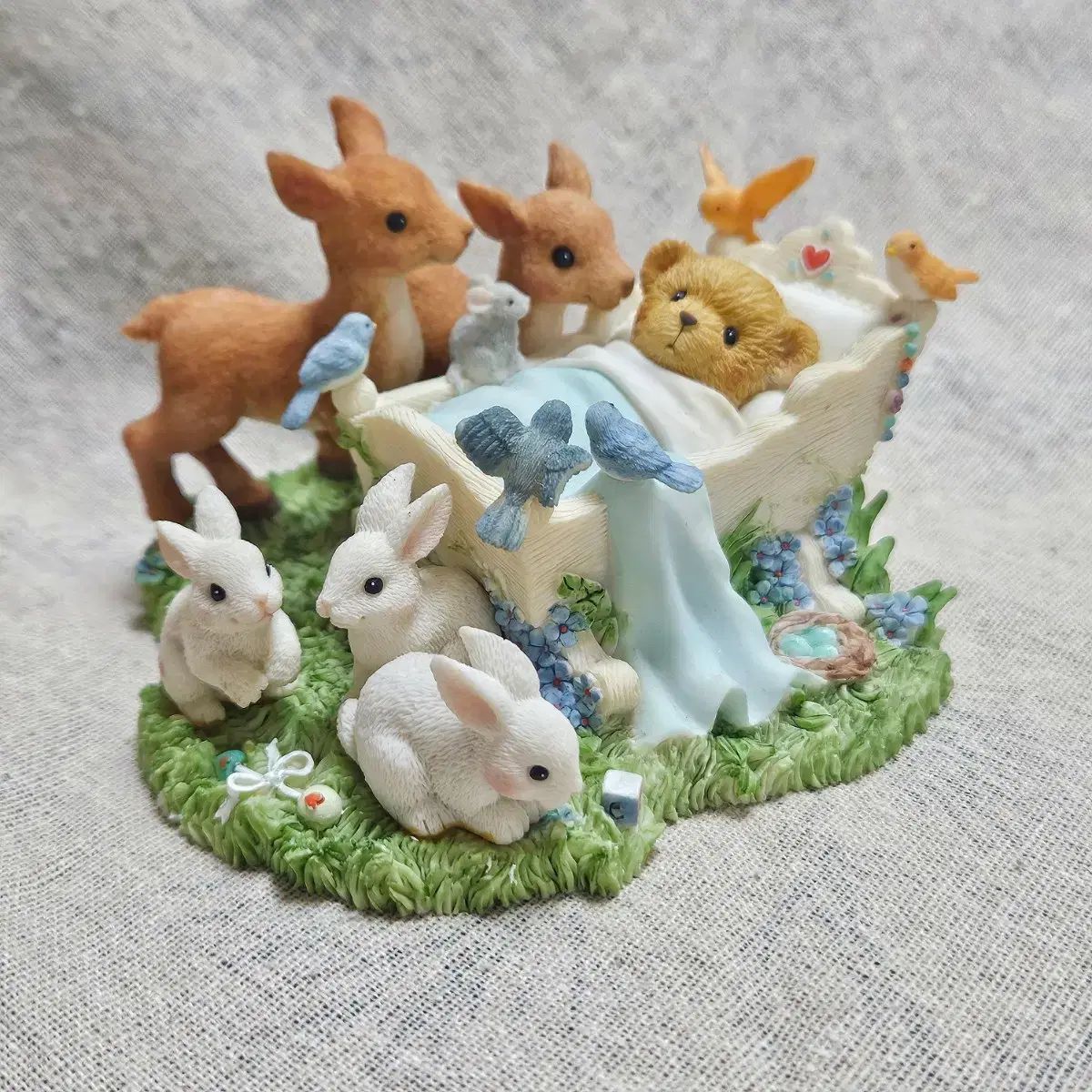 cherished teddies 森の赤ちゃんクマ フィギュア