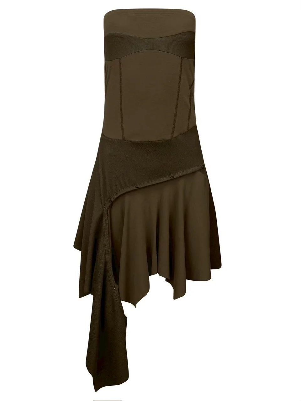 新品未使用【NACHE】BUSTIER LAYERED DRESS