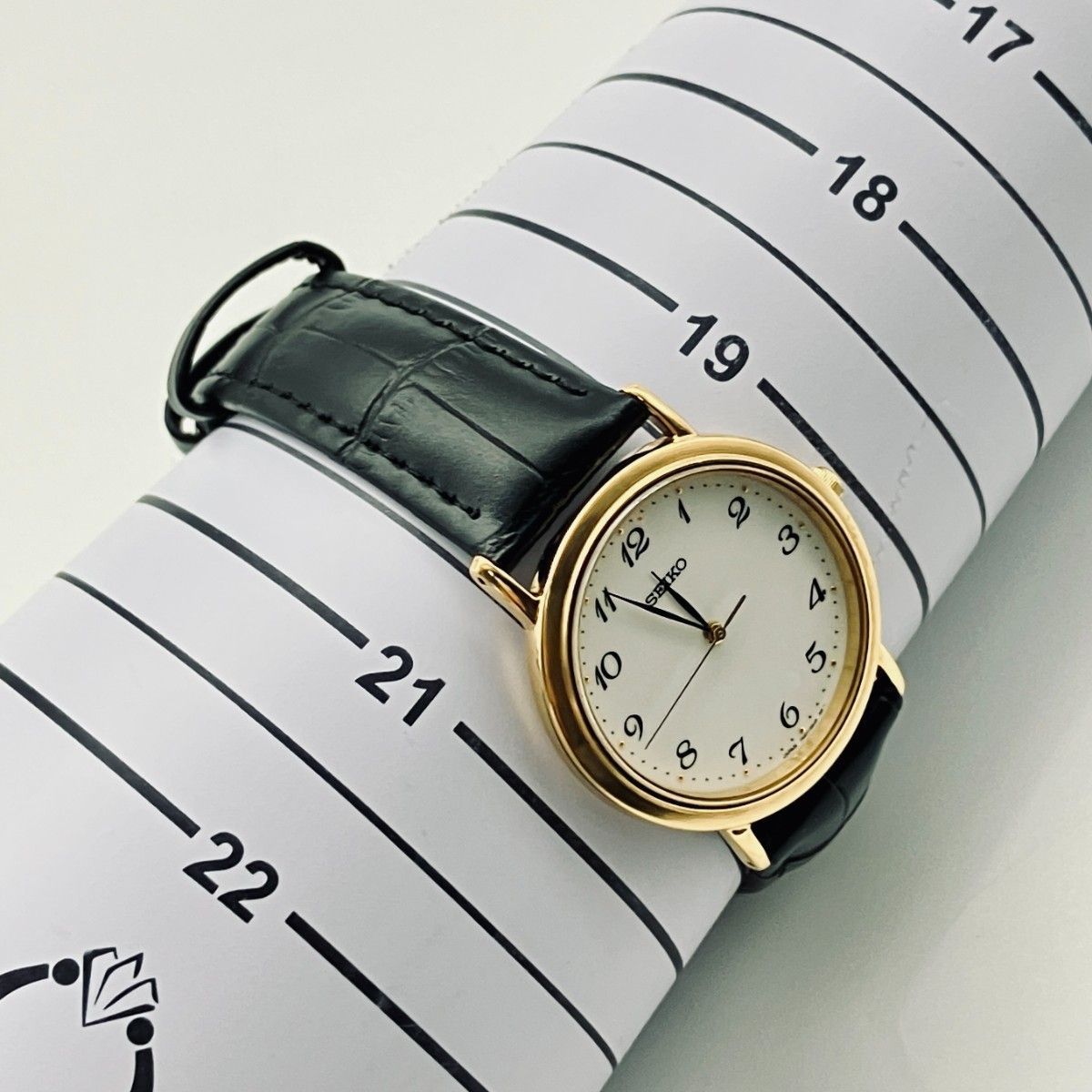 稼働】セイコー SEIKO 7N01-0BH0 腕時計 メンズ レディース ゴールド 