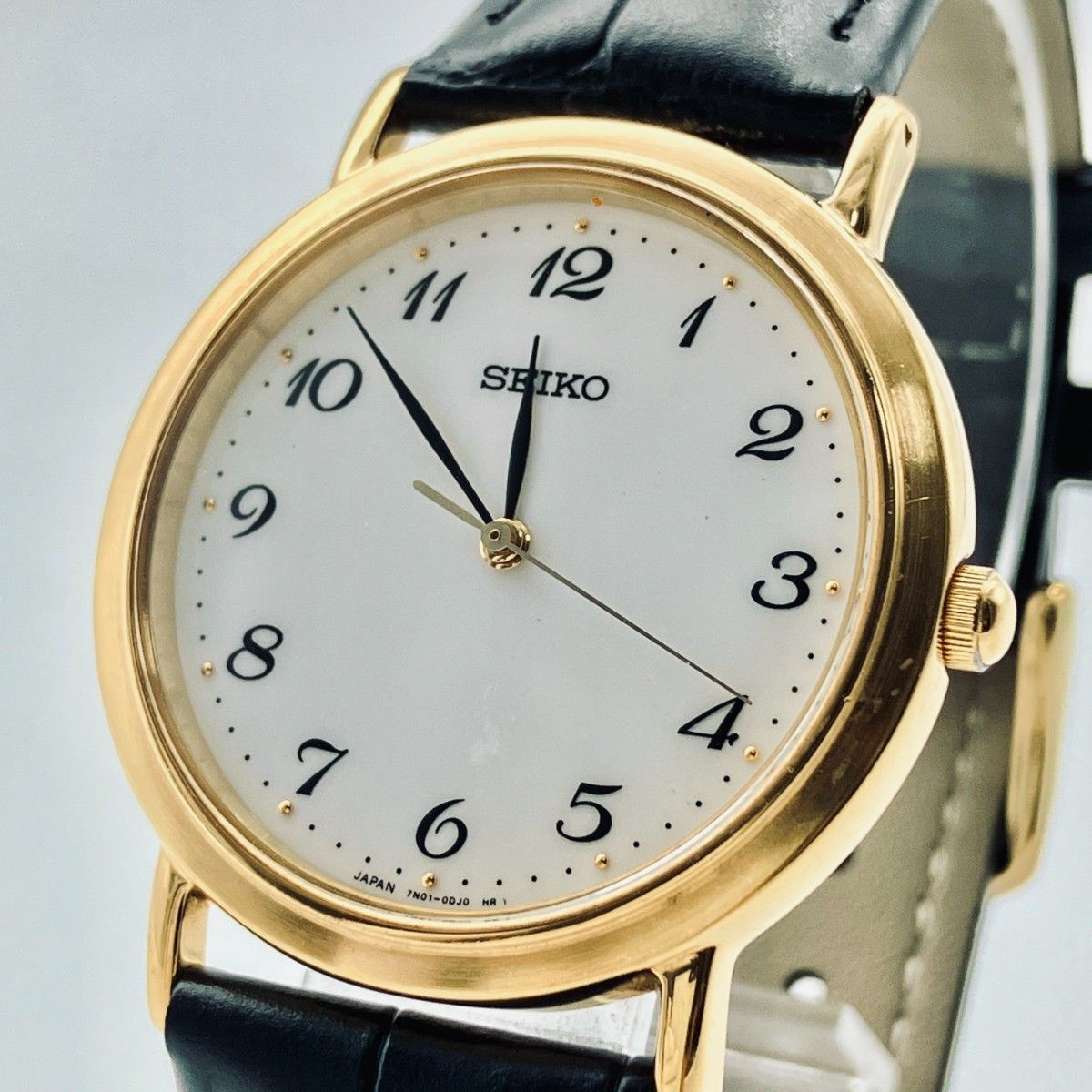稼働】セイコー SEIKO 7N01-0BH0 腕時計 メンズ レディース ゴールド 