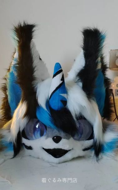 犬　猫　着ぐるみ ヘッド全頭　ヘッド ケモノ ファースーツ ぬいぐるみ コスプレ コスチューム Kurumi 一点物 C494