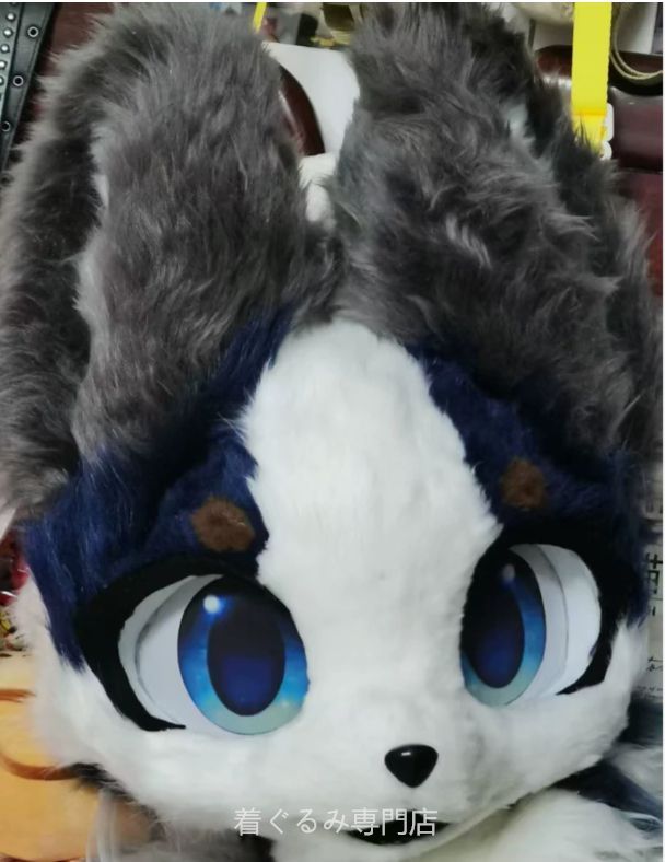 犬　猫　着ぐるみ ヘッド全頭　ヘッド ケモノ ファースーツ ぬいぐるみ コスプレ コスチューム Kurumi 一点物 C498 41,600円
