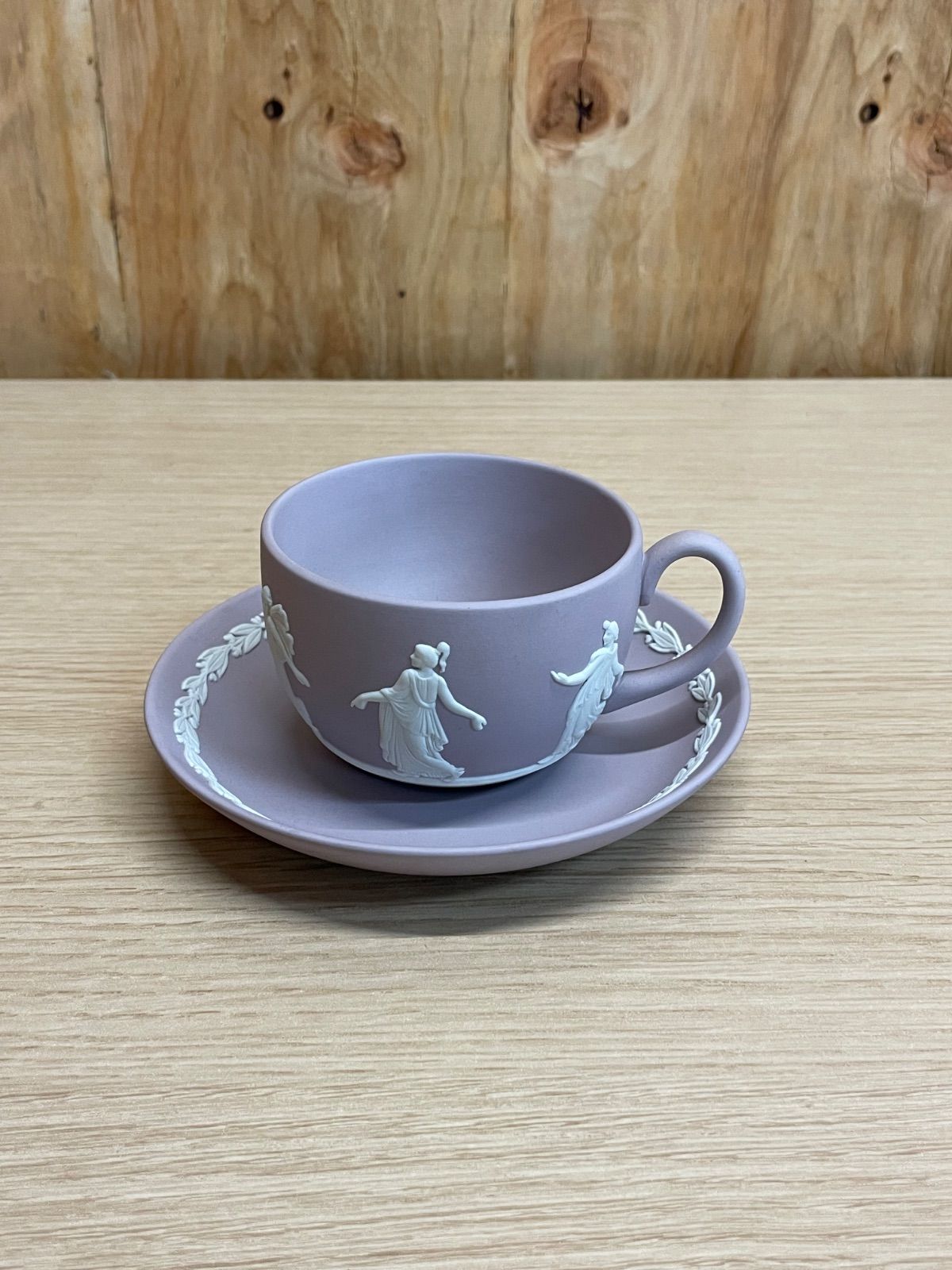 WEDGWOOD　ウェッジウッド　ジャスパー ダンシングアワー カップ&ソーサー　ライラック　箱無し