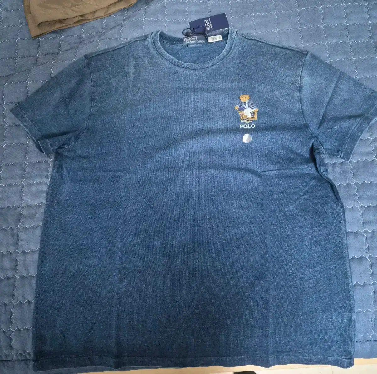 (新品) ポロラルフローレン ポロベア インディゴ 半袖 クラシックフィット Tシャツ(L)
