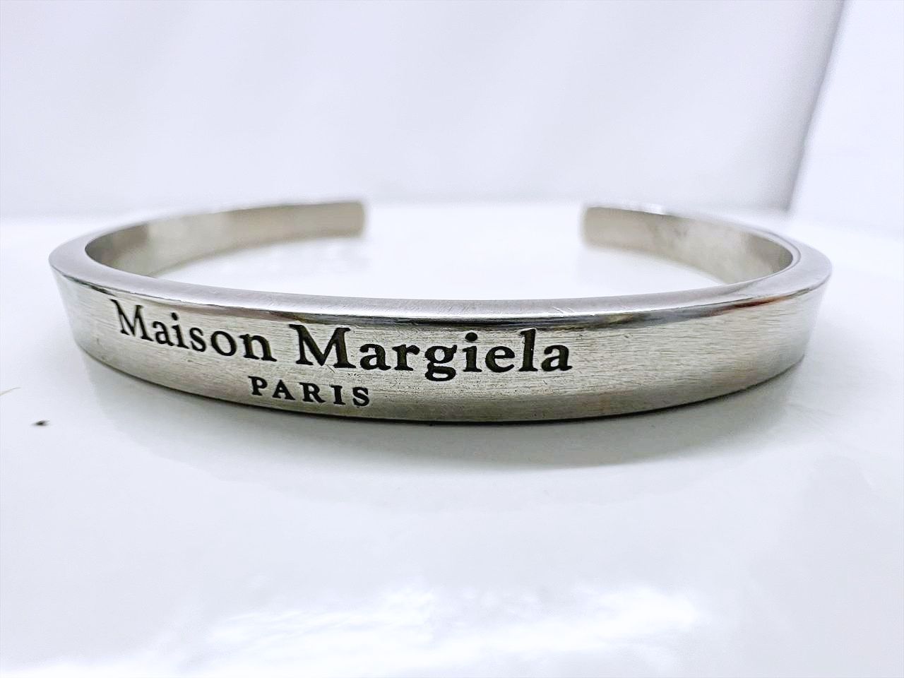 Maison Margiela メゾンマルジェラ SV925 ロゴ カフブレスレット