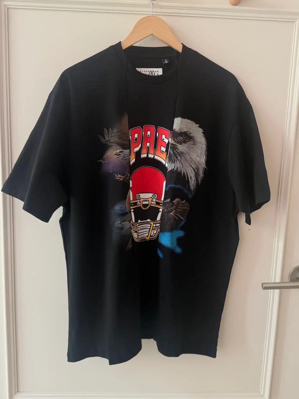 シュプリーム x MM6 Maison Margiela スプリット ショートスリーブ トップス