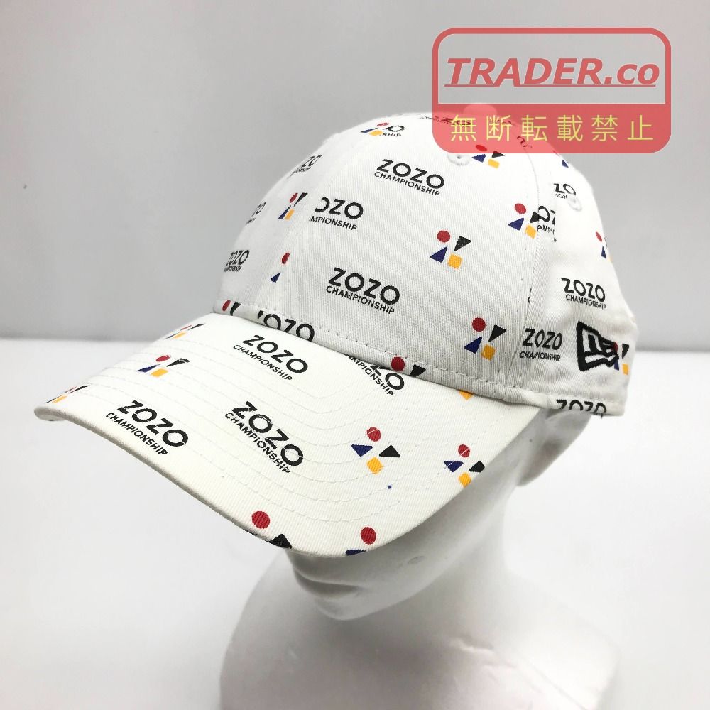 05w21781 NEW ERA ZOZO CHAMPIONSHIP GOLF CAP WHITE MADE IN CHINA MEN'S CAP [USED]