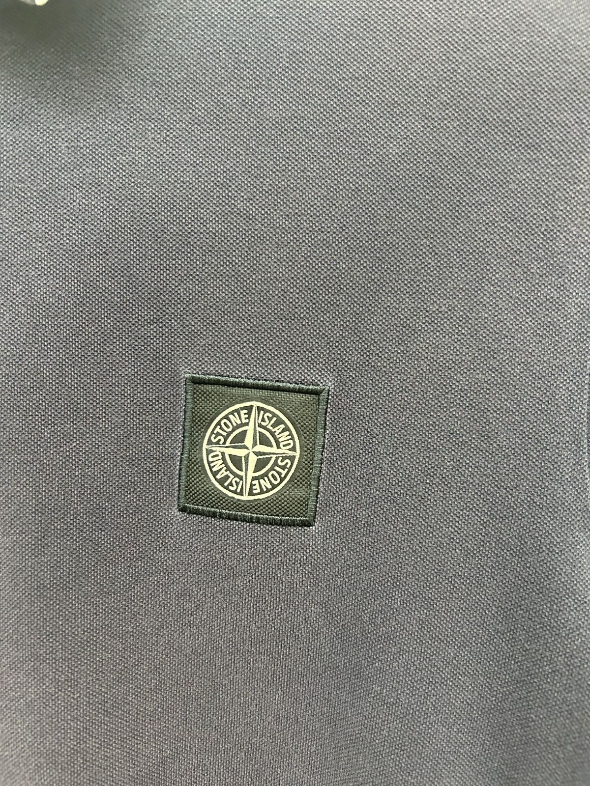 人気!【STONE ISLAND】 ワッペンロゴ ポロシャツ ストーンアイランド