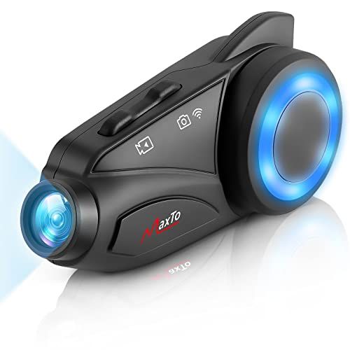 バイク インカム MAXTO M3 カメラ付き 360度角度調整 最大 6人同時通話 bluetooth 無線機いんかむ M3全てのブランドとペアリング可能 バイク用通信機器 FMラジオ付き防水 インターコム マルチデバイス接続 ドライブレコ f3a4f329