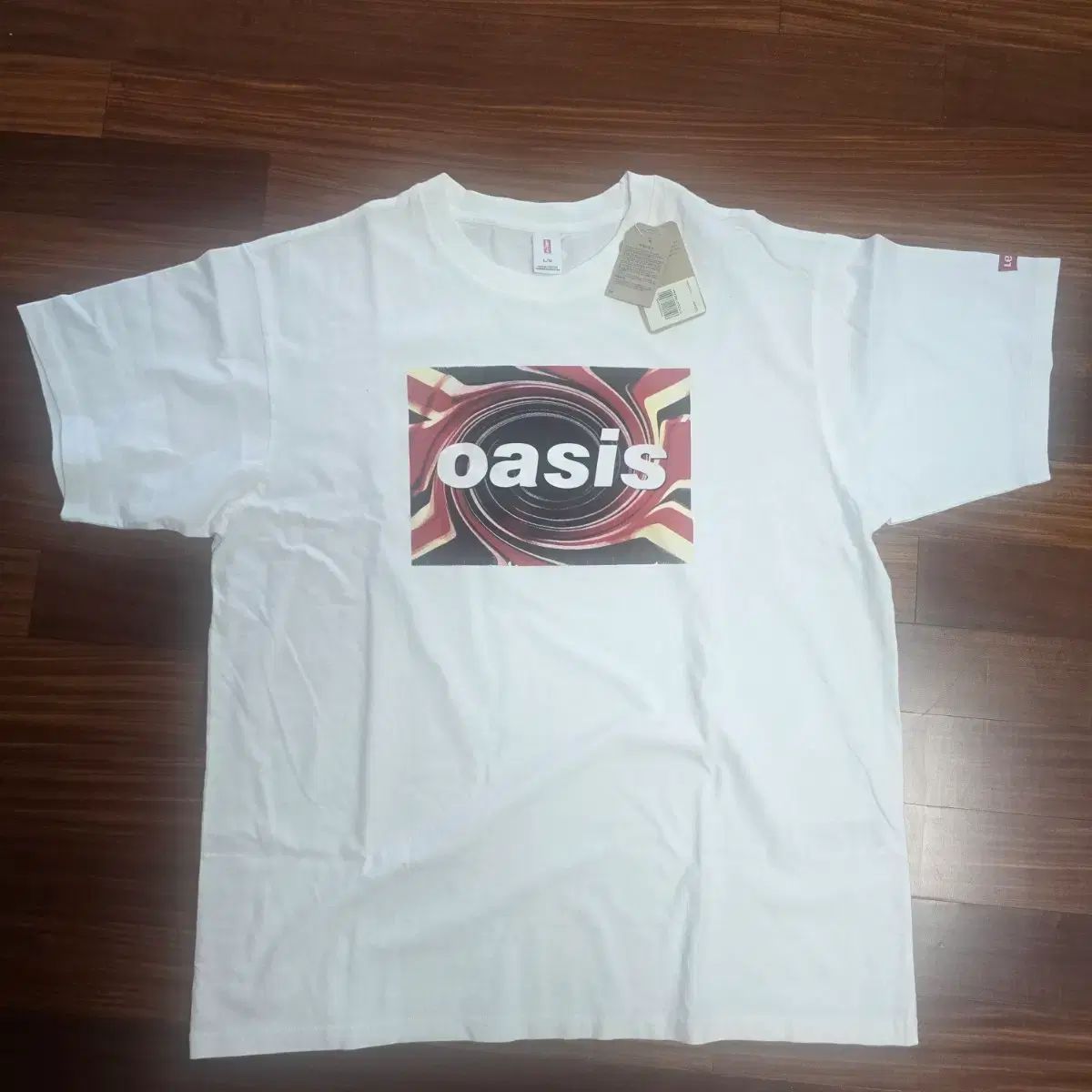 リーゼアジス オアジス 半袖 Tシャツ 白 L サイズ