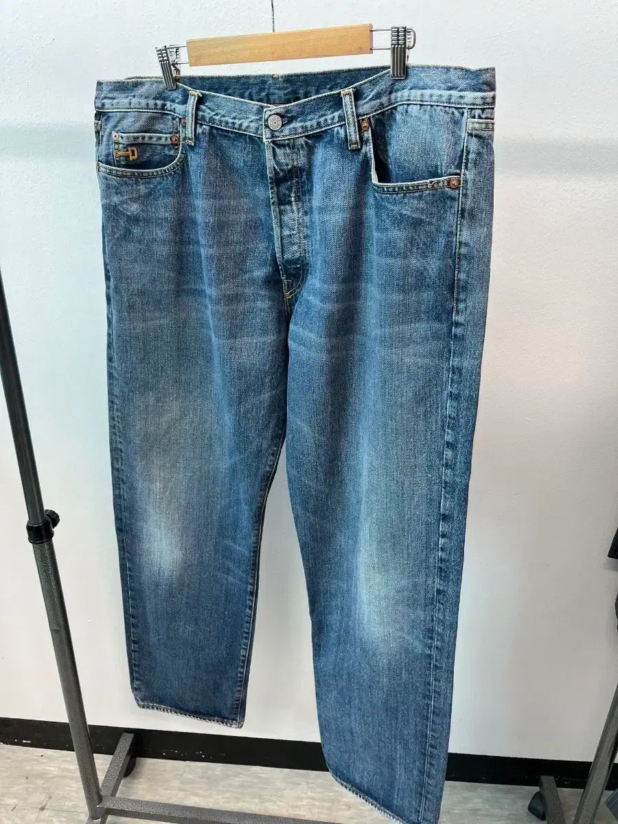 40) グッチ インディゴ ウォッシングデニム