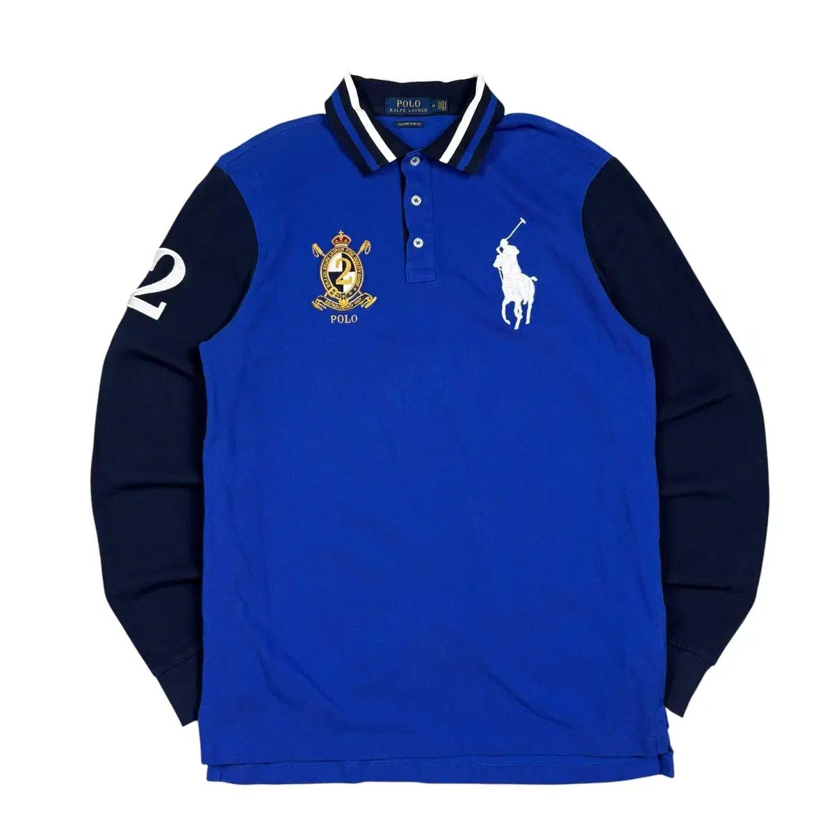 POLO RALPH LAUREN ビックポニー カラ 長袖Tシャツ