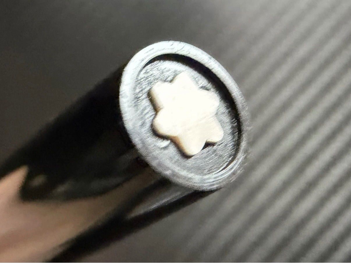 未使用に近い モンブラン 吸入式 No.320 F 細字 万年筆 ブラック