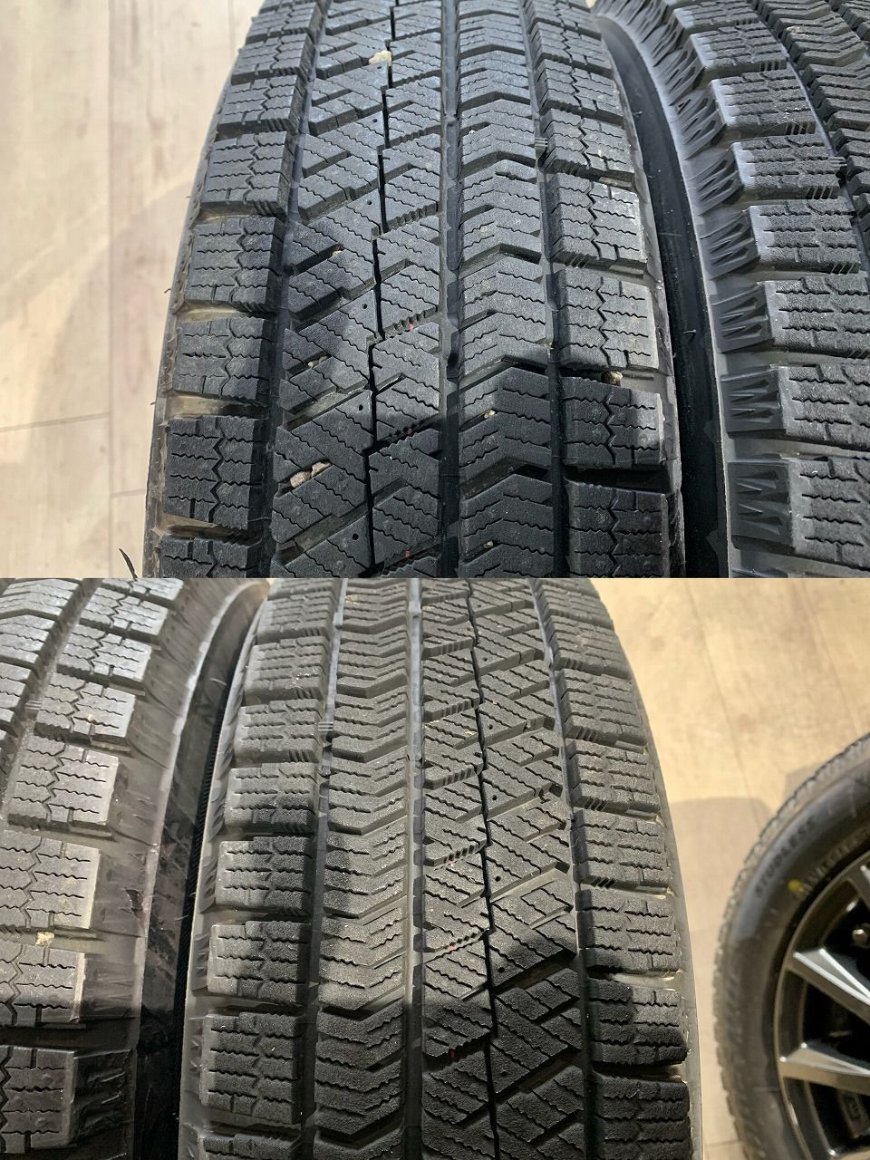2605041】スタッドレス BALMINUM 14インチ 4.5J +45 PCD100 4H VRX2