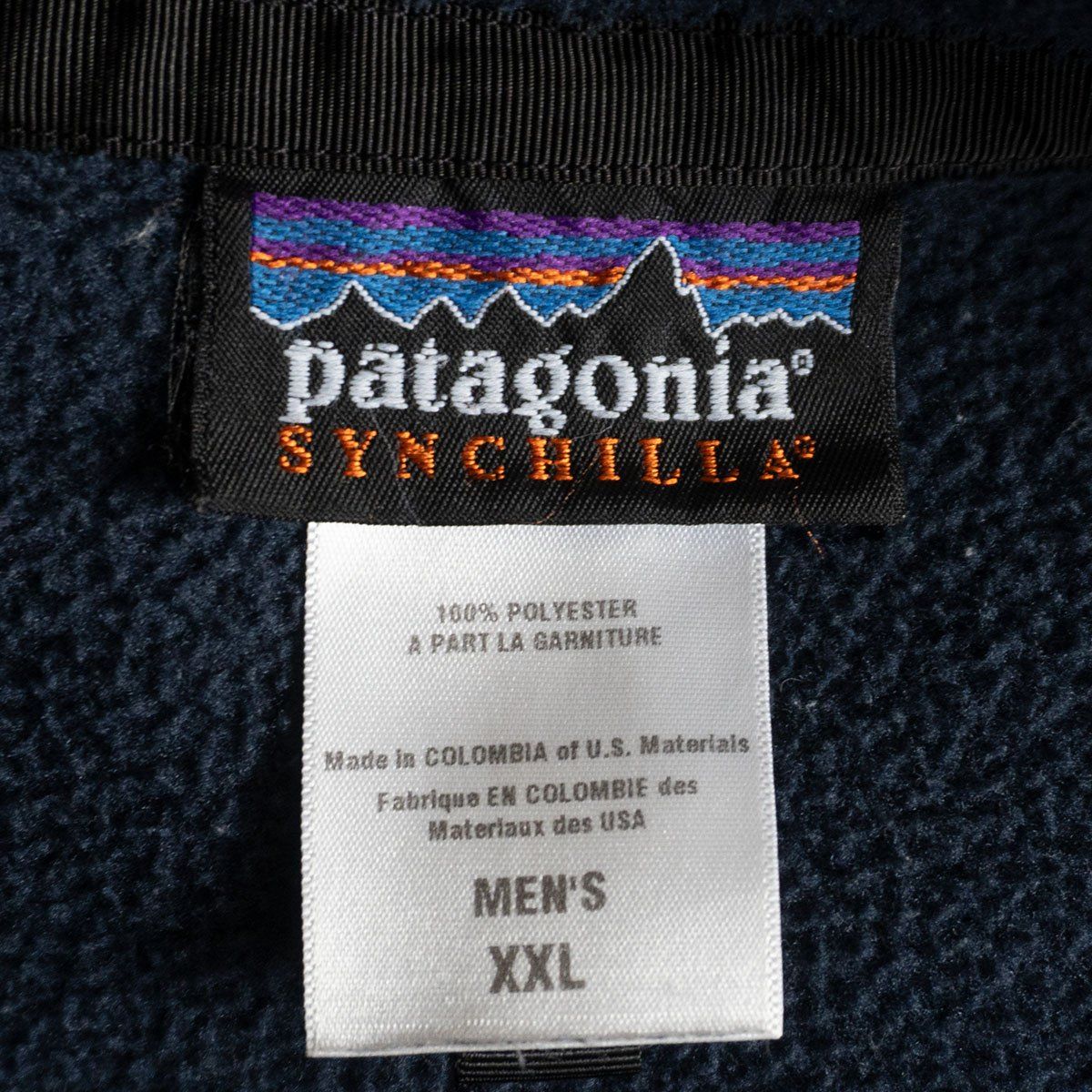 【希少/00s】PATAGONIA【シンチラ フルジップ 25395F9】 XXL パタゴニア フリース ジャケット ネイビー ビッグサイズ 26060246 希少/00s】PATAGONIA【シンチラ フルジップ 25395F9】 XXL パタゴニア