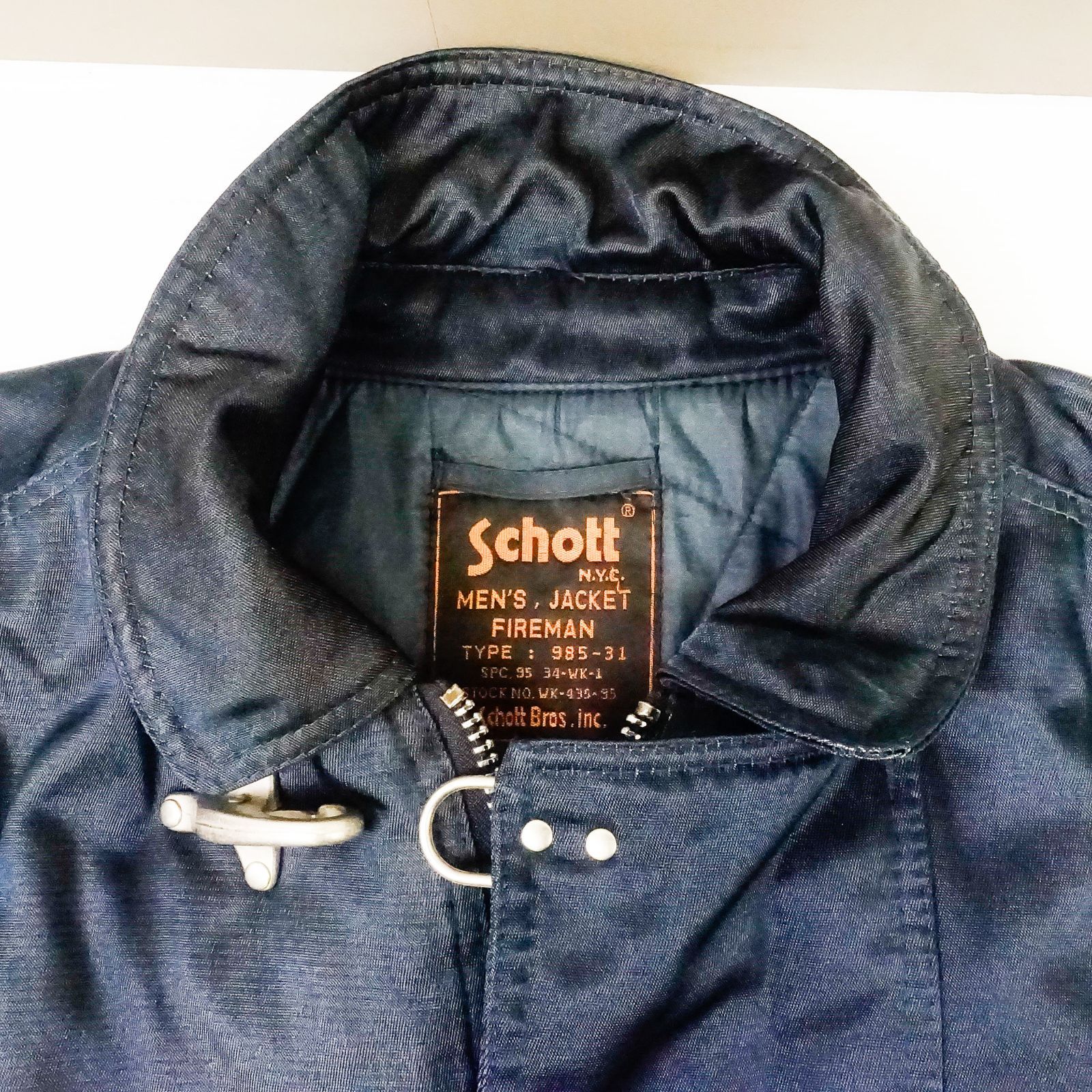 CO5570 90年代 Schott ショット FIREMAN JACKET ファイヤーマン