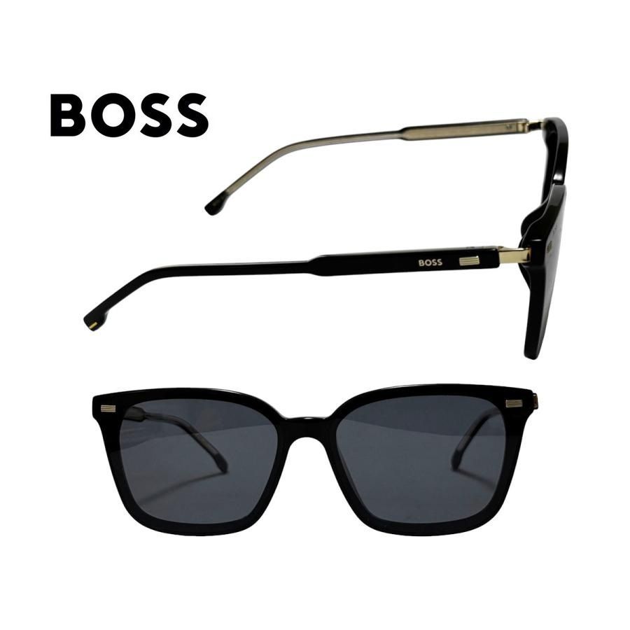 【HUGO BOSS】 ヒューゴ ボス　偏光サングラス　1815/F/SK　807　ブラック　アジアンフィット　国内正規品