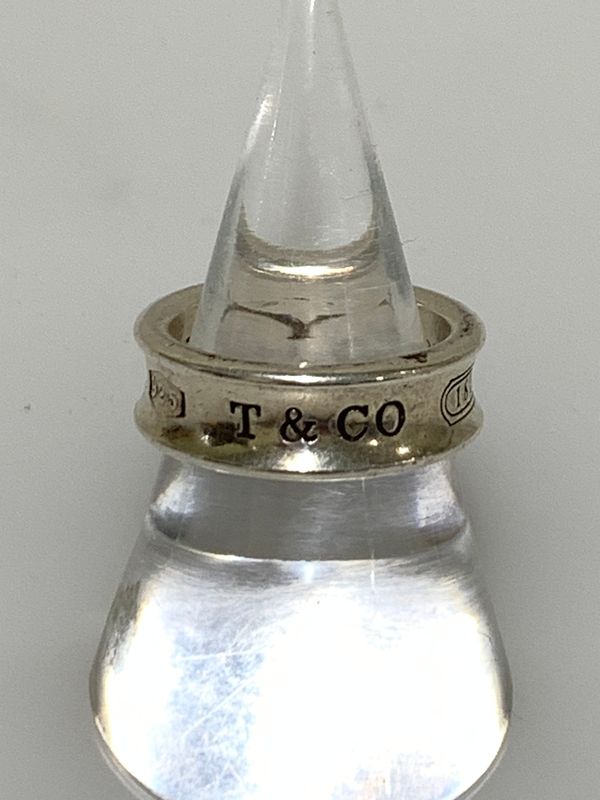 【中古品】 TIFFANY&CO. ティファニー ナローリング 指輪 アクセサリー 【182-260607-AS-3-min】