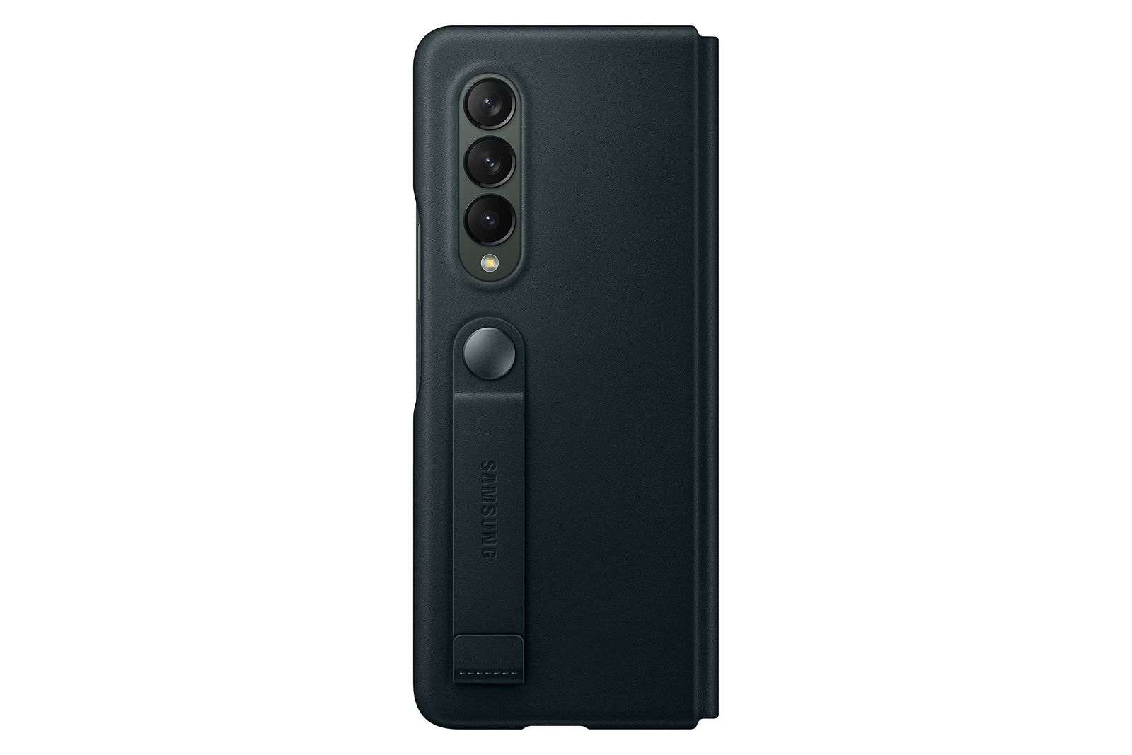 新品 Galaxy Z Fold3 5G Leather Flip Cover｜グリーン｜スマホケース｜Samsung純正 国内正規品｜ EF-FF926LGEGWW