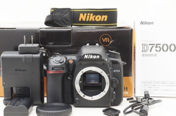 ☆極上美品☆ Nikon ニコン D7500 ボディ 元箱 付属品 Shot数 8,600枚前後！ ♯26060304