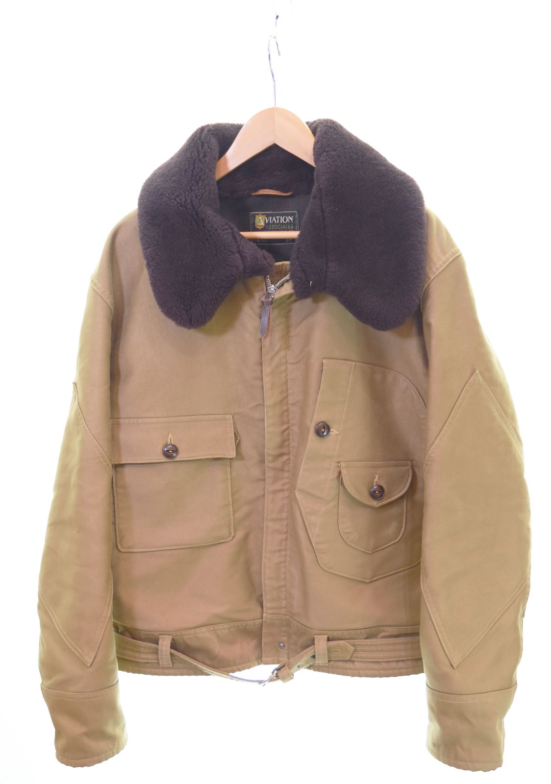 バズリクソンズ BUZZ RICKSON'S JUNGLE CLOTH FLYING JACKETジャングルクロスフライングジャケット BR12536 40 ジャケット カーキ 103MT-4768