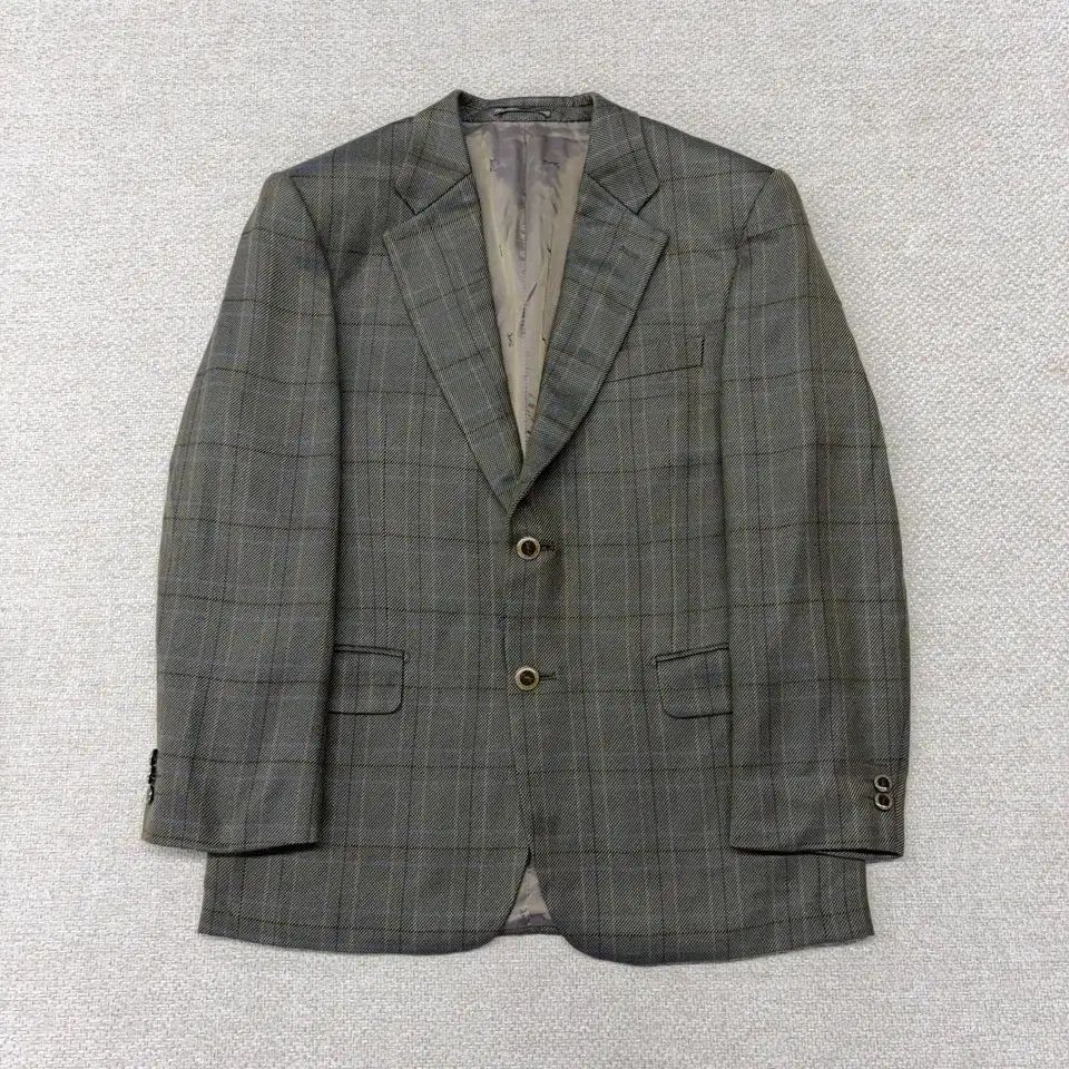 YVES SAINT LAURENT イヴ・サンローラン カシミア100 CHECK ブレーザー 6,967円