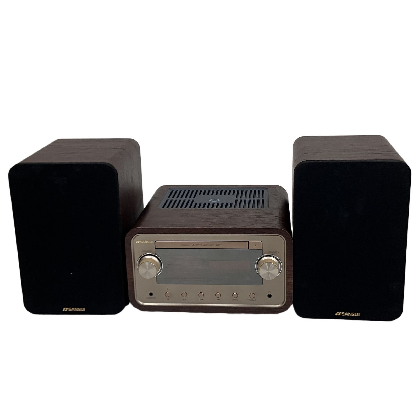SANSUI SMC-300BT CD・MD・カセット 真空管コンポ Bluetooth CDコンポ