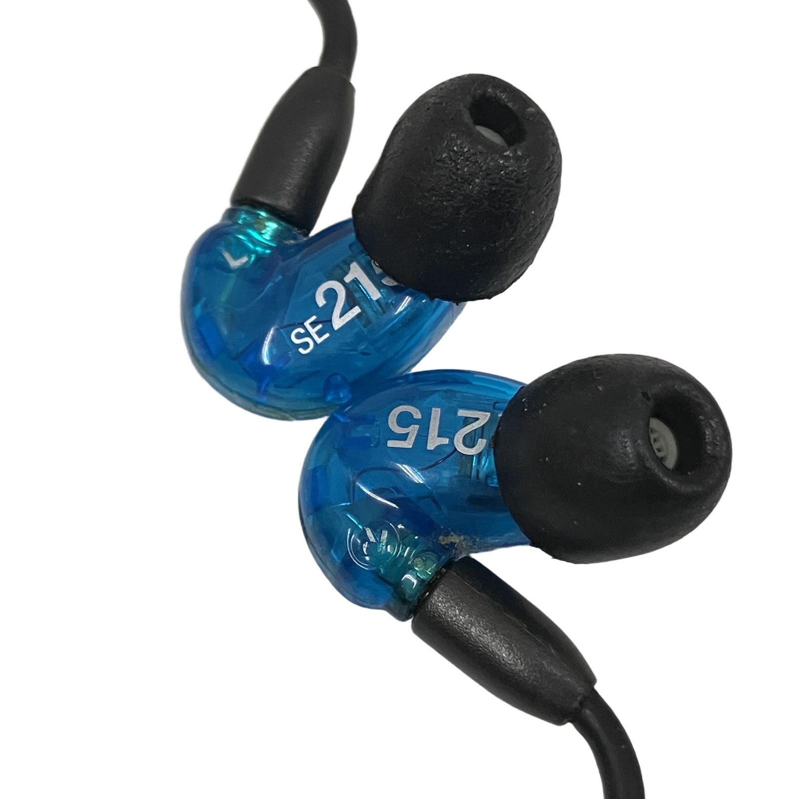 SHURE SE215 カナル型 高遮音性 有線イヤホン シュア 音響機材 ジャンク O11328639