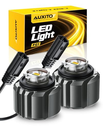 AUXITO L1B LED フォグランプ 新型 純正交換 2色切り替えledフォグライト 爆光 4倍明るさアップ ホワイト/イエロー 車検対応 IP68防水 キャンセラー内蔵 無極性12V 加工不要 2個セットas 7df948b8