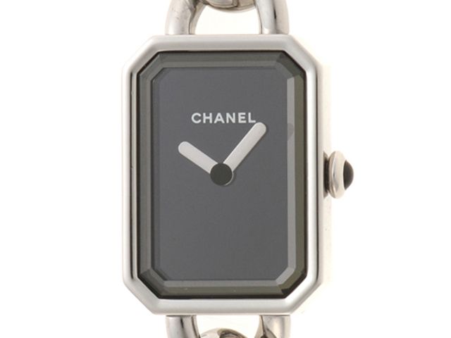 CHANEL シャネル ウォッチ プルミエール 時計 H3248 腕時計 ステンレス ブラック クオーツ ブラック文字盤 レディース【中古】436