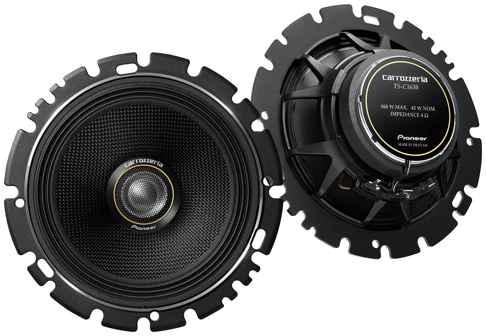 新品 Pioneer スピーカー TS-C1630-2 16cm カスタムフィット コアキシャル 2ウェイ ハイレゾ対応 カロッツェリア