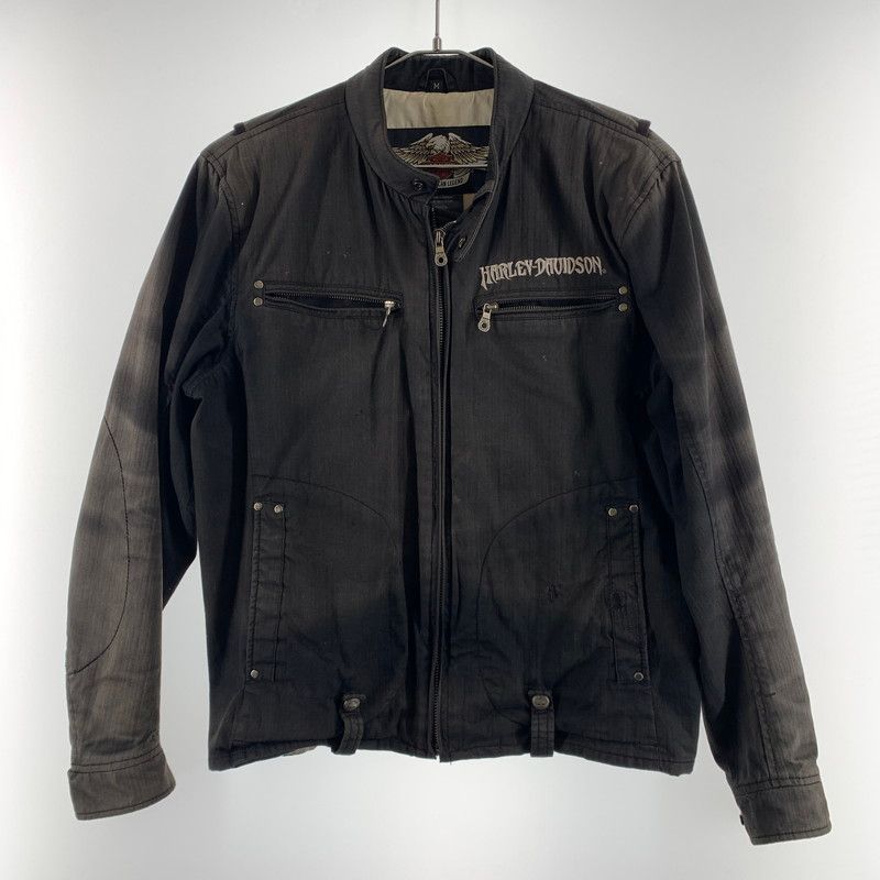 【中古品】 HARLEY DAVIDSON ハーレーダビッドソン WILLIE G WINGED SKULL JACKET コットン ジャケット 【145-260607-st-02-otoh】