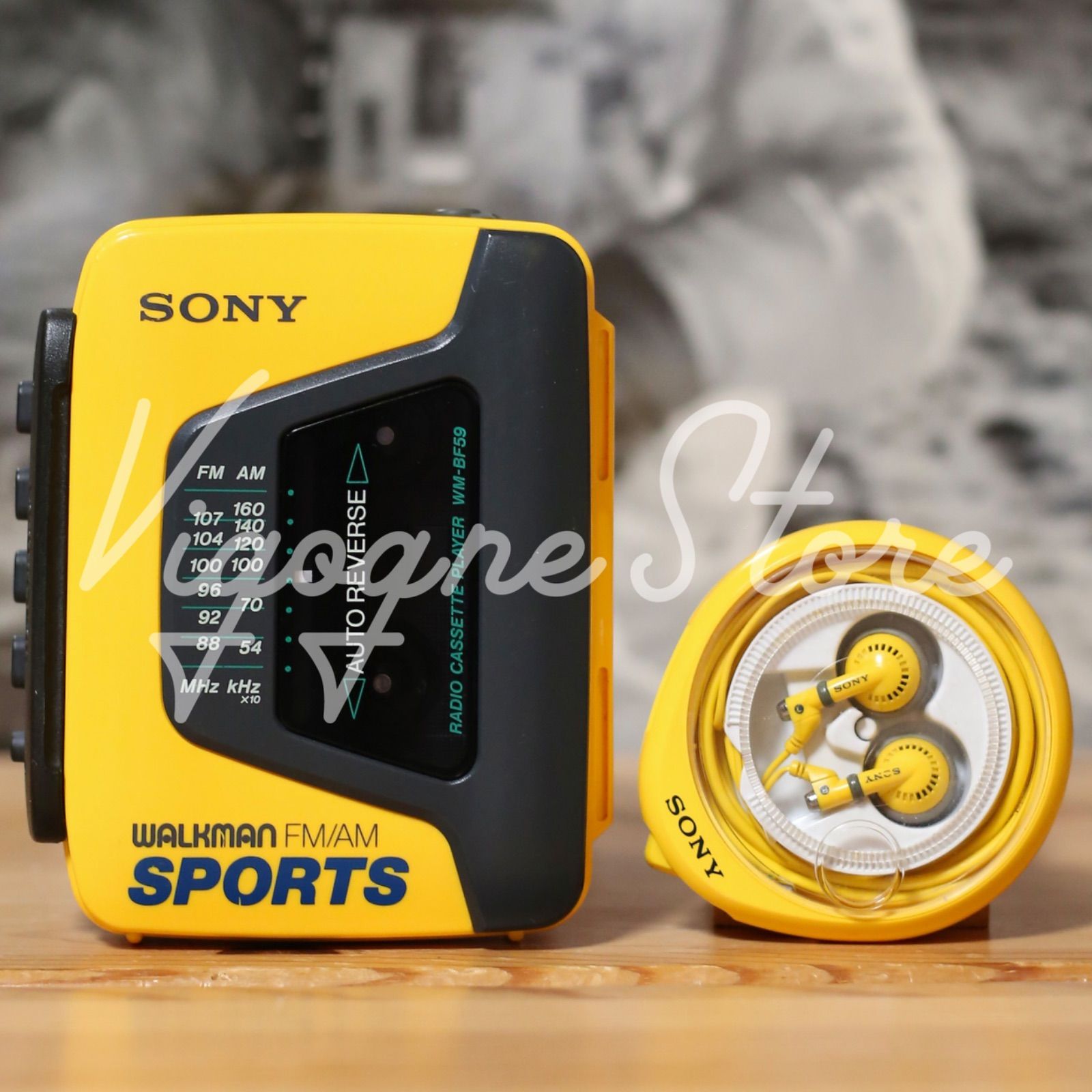 SONY SPORTS WALKMAN WM-BF59 MDR-E222 整備済 動作品