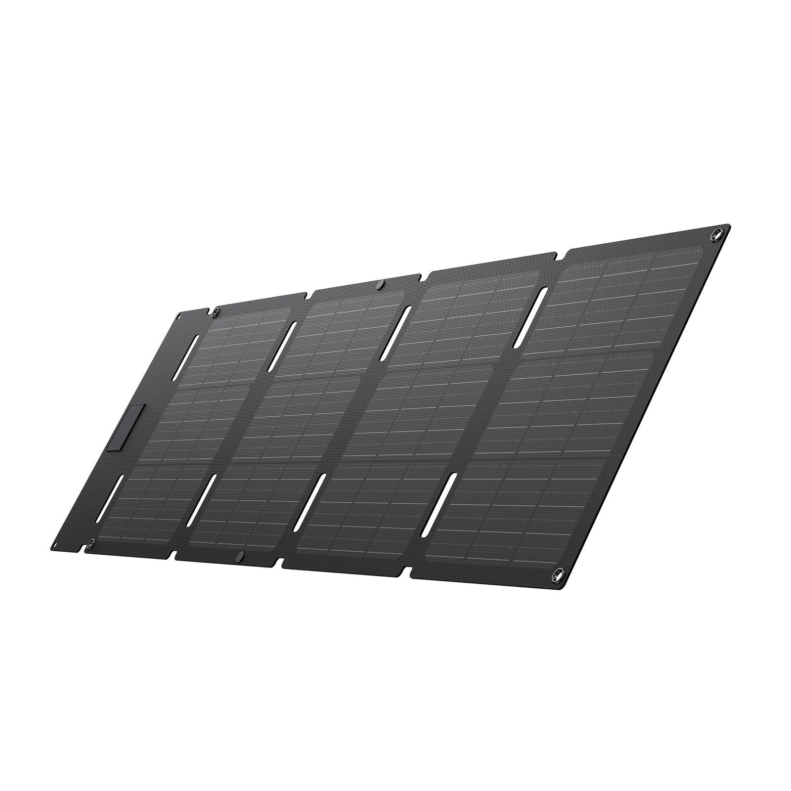 EcoFlow 45W ソーラーパネル Type-C 高出力 ソーラーチャージャー N型ソーラーセル 単結晶シリコン 25%高変換効率 スマートフォン・カメラなどに直接充電 ソーラー充電器 IP68防水防塵 エコフロー 折りたたみ式 ベース取らない 持ち運Ju
