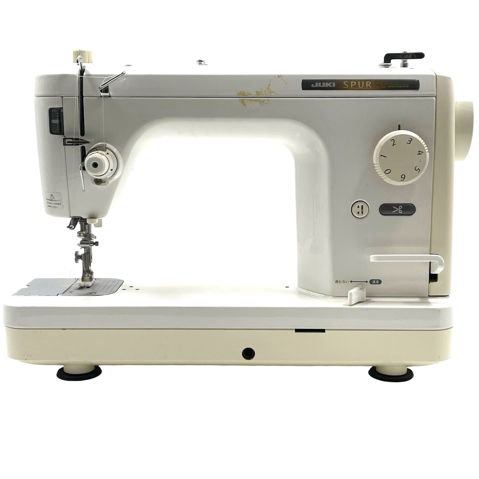 JUKI ジューキ 職業用ミシン SPUR 98 deluxe シュプール98デラックス TL-98DX 直線縫い専用 自動糸切り ミシン 本体 訳あり 【NK060606】