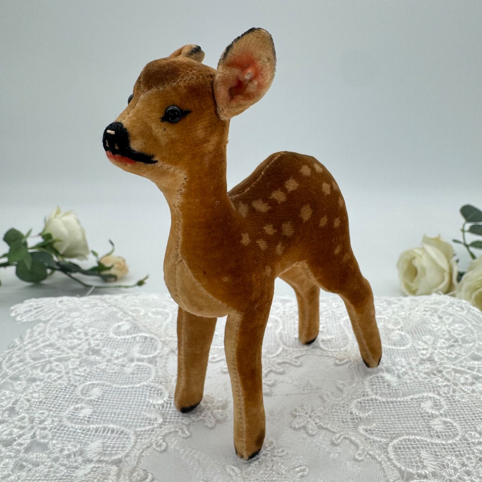 送料無料☆シュタイフ☆Fawn 12cm☆ベルベットのバンビ/小鹿/シカ 