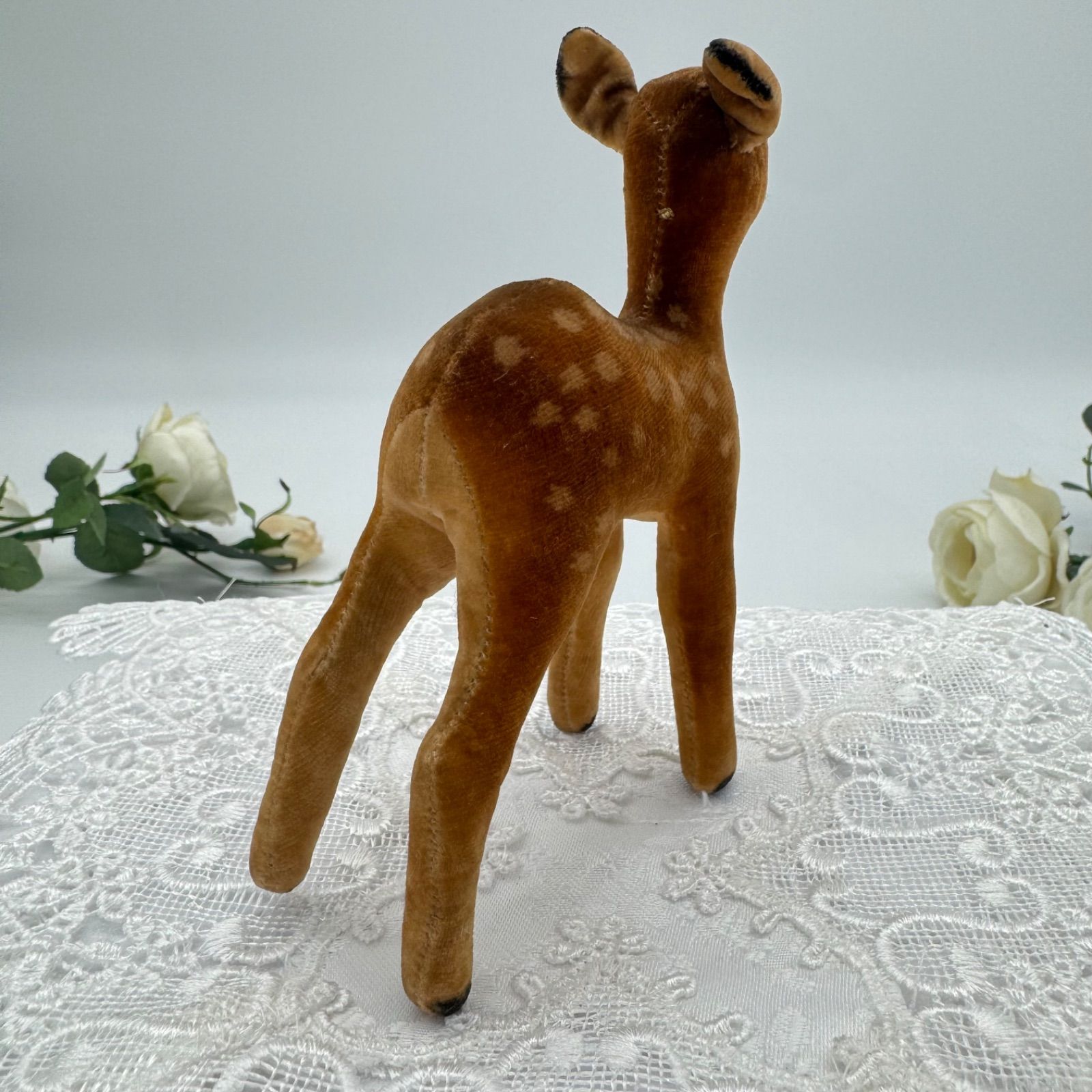 送料無料☆シュタイフ☆Fawn 12cm☆ベルベットのバンビ/小鹿/シカ 