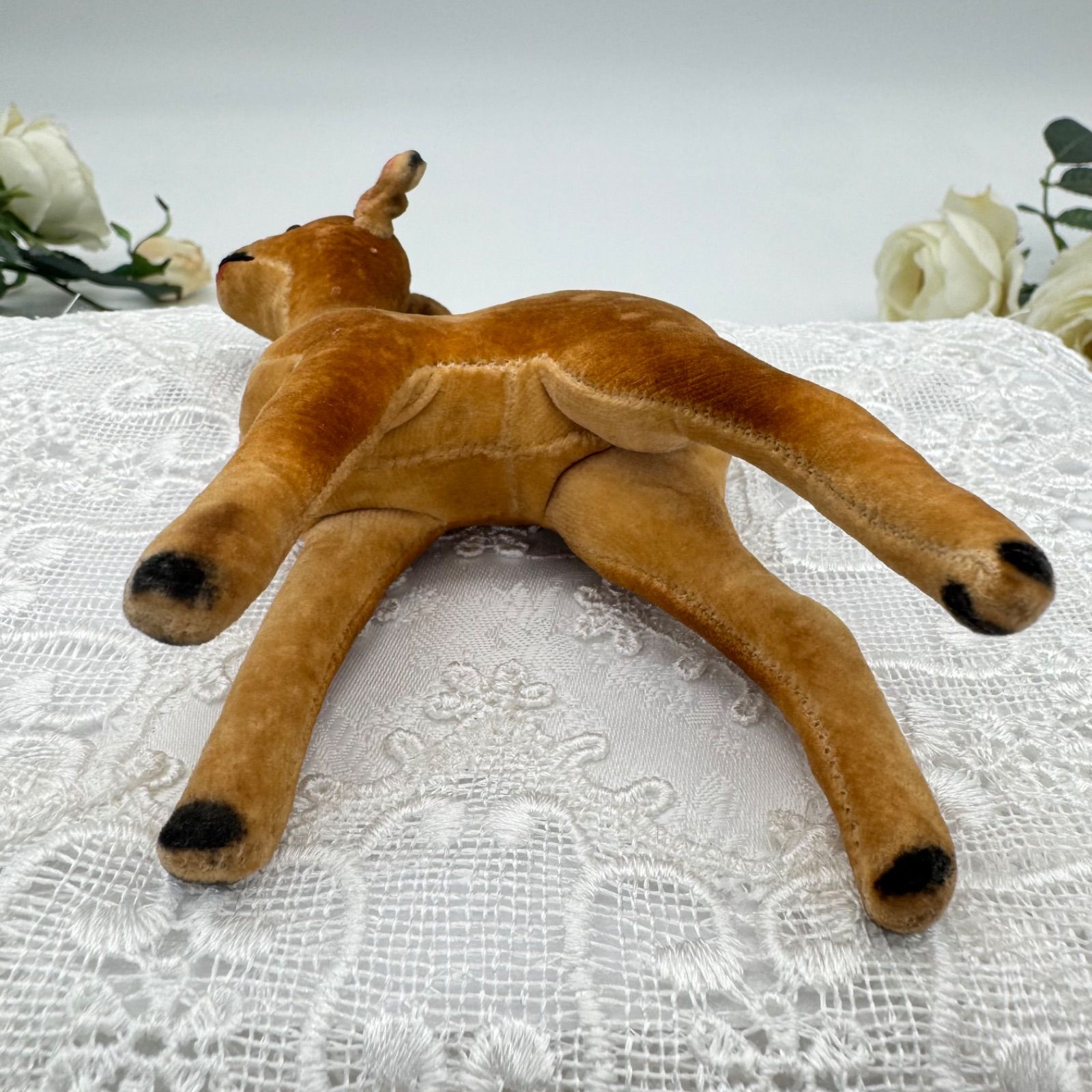 送料無料☆シュタイフ☆Fawn 12cm☆ベルベットのバンビ/小鹿/シカ 