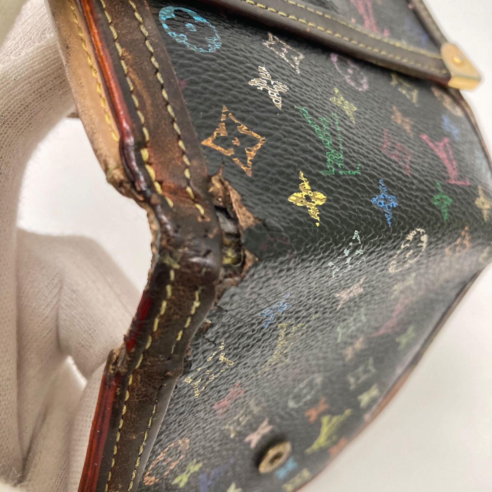 LOUIS VUITTON】モノグラム マルチカラー ポルトモネ・ビエ・カルト 
