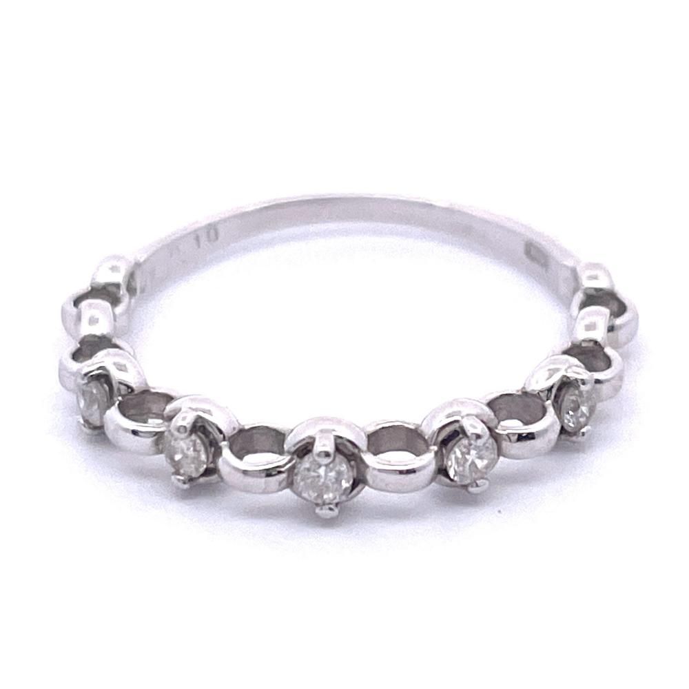 リング 指輪 ダイヤモンド 1.00ct 約5号 K10 0.9g デザイン ジュエリー【中古】 8,400円